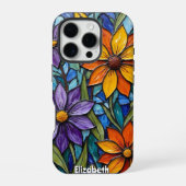抽象芸術ヘード流体アートパターン iPhoneケース (裏面)