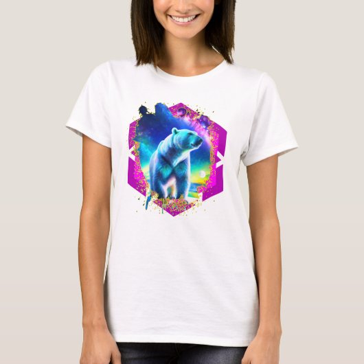 抽象芸術ベア Tシャツ (正面)