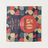 抽象芸術ベクトルアート タペストリー (正面(横))