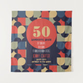 抽象芸術ベクトルアート タペストリー (正面)