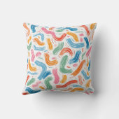 抽象芸術ベクトルスケッチは様々な クッション (裏面)