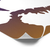 抽象芸術ベクトル – ヒョウ ポスター (角)