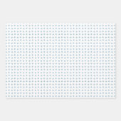 抽象芸術ベビーブルース ラッピングペーパーシート (正面2)