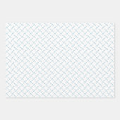 抽象芸術ベビーブルース ラッピングペーパーシート (正面)