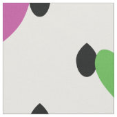 抽象芸術ベリはっきりしたーおもしろいイチゴと種子 ファブリック (クローズアップ)