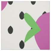 抽象芸術ベリはっきりしたーおもしろいイチゴと種子 ファブリック (見本)