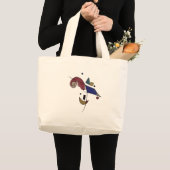 抽象芸術ベンディグバッグ ラージトートバッグ (正面(商品))