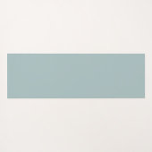 抽象芸術ベージュライトブルーフラクタルアートらせん状 ヨガマット (裏面(横))