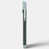 抽象芸術ベージュライトブルーフラクタルアートらせん状 Case-Mate iPhoneケース (裏面 / 左)