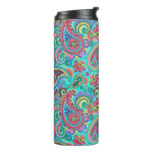 抽象芸術ペイズリーパターン タンブラー (回転左)
