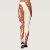 抽象芸術ペイズリーレギンス レギンス (裏面)