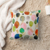 抽象芸術ペブル金ゴールドグリッター クッション (ブランケット)