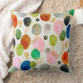 抽象芸術ペブル金ゴールドグリッター クッション (ブランケット)