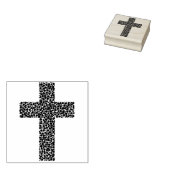 抽象芸術ペブル・クロス・アート・スタンプ ラバースタンプ (押印)