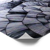 抽象芸術ペンアートオブフラワーポスター ポスター (角)