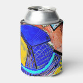 抽象芸術ホイールクーラーボックス 缶クーラー (缶正面)