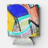 抽象芸術ホイールクーラーボックス 缶クーラー (裏面)