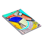 抽象芸術ホイールノートブック ノートブック (右側)