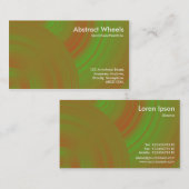 抽象芸術ホイール015 名刺 (正面/裏面)