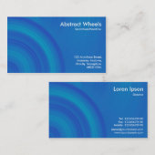 抽象芸術ホイール01 名刺 (正面/裏面)