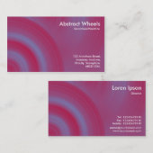 抽象芸術ホイール02 名刺 (正面/裏面)