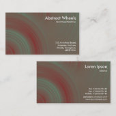 抽象芸術ホイール07 名刺 (正面/裏面)