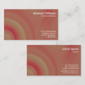 抽象芸術ホイール08 名刺 (正面/裏面)