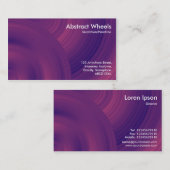 抽象芸術ホイール09 名刺 (正面/裏面)