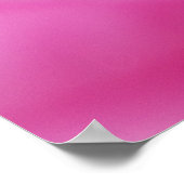 抽象芸術ホットピンクの花 ポスター (角)