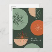 抽象芸術ホリデイサークル シーズンポストカード (正面/裏面)