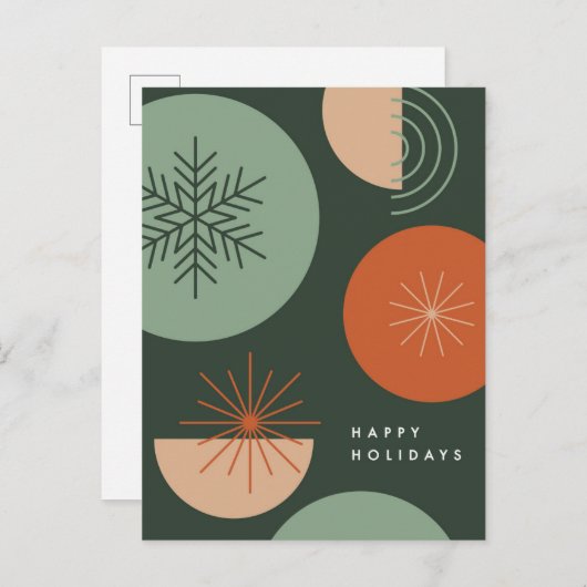 抽象芸術ホリデイサークル シーズンポストカード (正面/裏面)