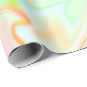 抽象芸術ホロフェイクグラカラフルーン ラッピングペーパー (ロールコーナー)