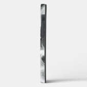 抽象芸術ホワイトスモークオンブラック Case-Mate iPhoneケース (裏面 / 左)