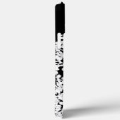 抽象芸術ホワイトフラワーケースメイトiPhoneケース Case-Mate iPhoneケース (裏面 / 右)