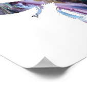 抽象芸術ホーネットシルエット ポスター (角)