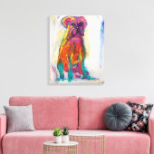 抽象芸術ボク絵画サー キャンバスプリント (インサイチュ (リビング))