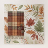 抽象芸術ボタニカルジグソーパズル自然-離れ ジグソーパズル (横)