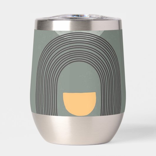 抽象芸術ボヘミアン図形パターン (正面)