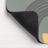 抽象芸術ボヘミアン図形パターン マウスパッド (コーナー)