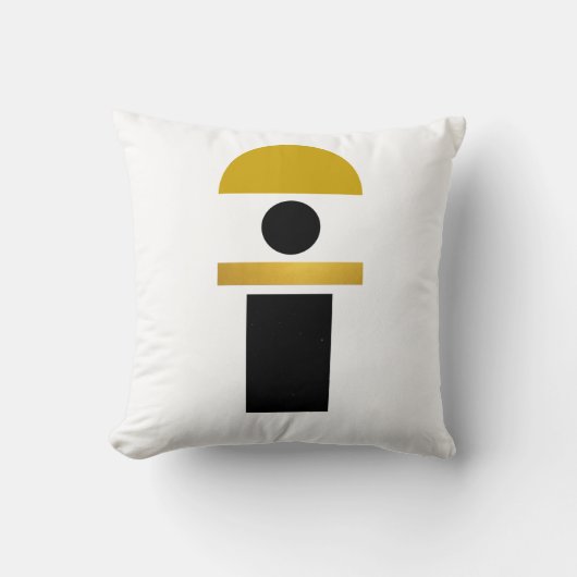 抽象芸術ボホの形状モダン クッション (正面)