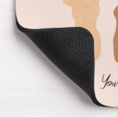 抽象芸術ボホウィメンズイラストレーショントーン自然ズ マウスパッド (コーナー)