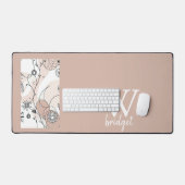 抽象芸術ボホウォームミニマルスタイル デスクマット (キーボード&マウス)