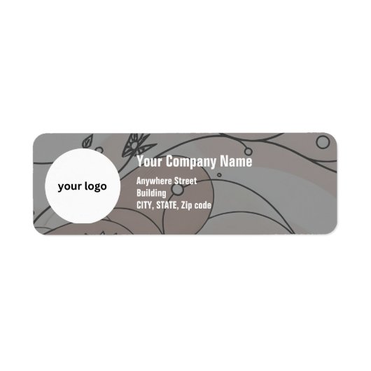 抽象芸術ボホウォームミニマルスタイル ラベル (正面)