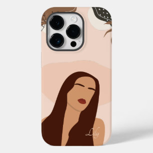 抽象芸術ボホウーマンイラストレーション、ボホシックなケース –  Case-Mate iPhone 14 PROケース