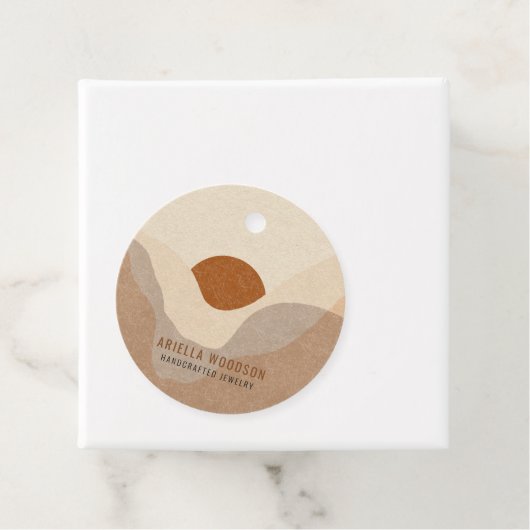 抽象芸術ボホテラコッタサンドジュエリー製つる品 フェイバータグ (インサイチュ)