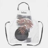 抽象芸術ボホトロピカルスタイルパーソナライズされたエプロン エプロン (正面)