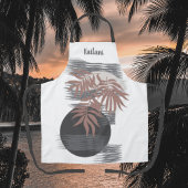 抽象芸術ボホトロピカルスタイルパーソナライズされたエプロン エプロン