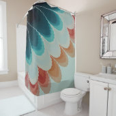 抽象芸術ボホファン シャワーカーテン (インサイチュ)
