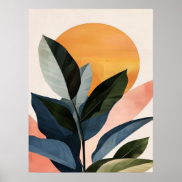 抽象芸術ボホモダンクリップアート印刷可能バンドル –  ポスター