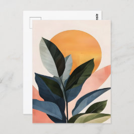 抽象芸術ボホモダンクリップアート印刷可能バンドル –  ポストカード